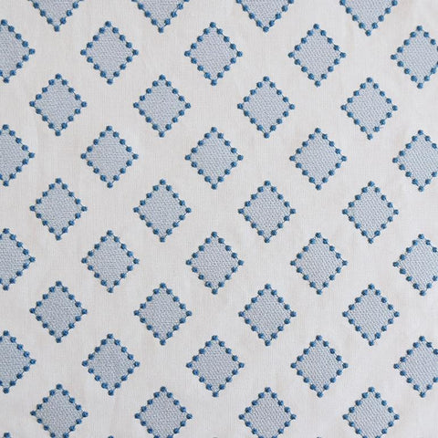 Diamond Dots Indigo Fabric