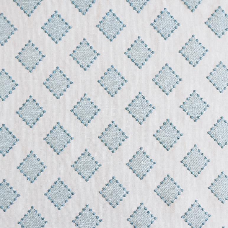 Diamond Dots Turquoise Fabric