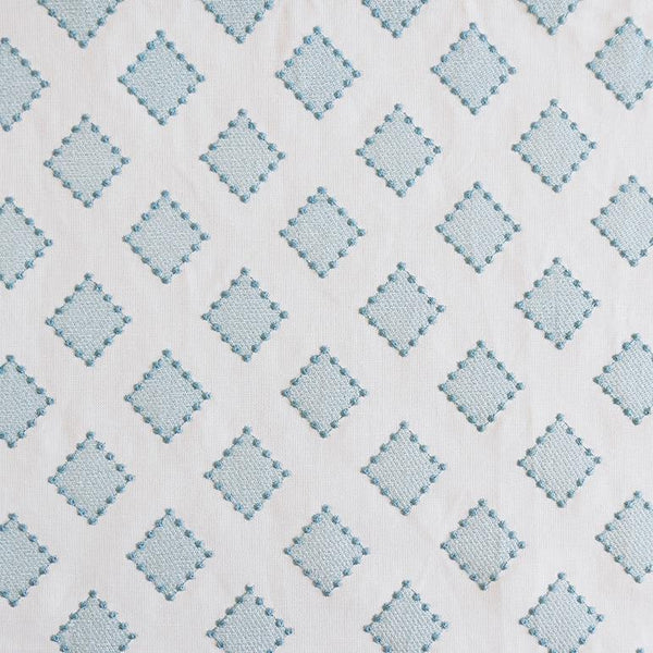 Diamond Dots Turquoise Fabric