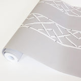 Latticework Platinum Wallpaper