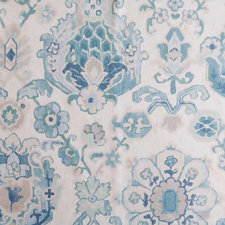 Sarouk Rug Aquamarine Fabric